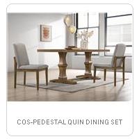 COS-PEDESTAL QUIN DINING SET